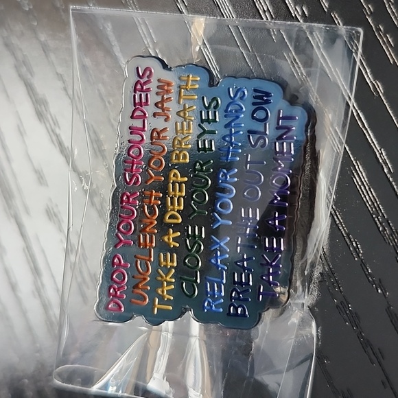 "Take a Moment" Enamel Pin - Picture 3 of 3